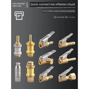 Máy Bơm Hơi Lốp Chuck Máy Đo Áp Suất Không Khí Máy Bơm Hơi Lốp Đồng Hồ Đo Áp Suất Kẹp Vòi Phun Bơm Hơi Kẹp Ống Bơm Không Khí Khớp Phụ Kiện