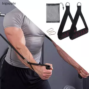Tay cầm tập thể dục vòng chữ D hạng nặng bigapple có móc để tập thể dục Yoga - 60-100 lbs RDG