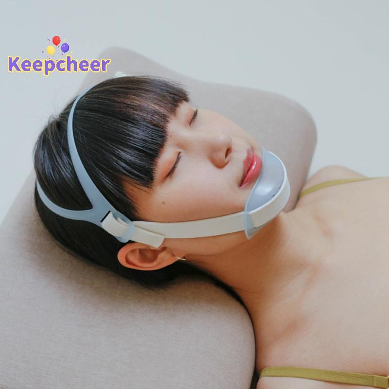 [Keepcheer] Dây đeo thắt lưng cằm chống ngáy có thể điều chỉnh hô hấp miệng Dây thun cải thiện công cụ chăm sóc giấc ngủ Đai chống ngưng thở Mới