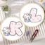 Hoạt Hình Dễ Thương kt Mèo Chữ Thập Khâu Nhỏ Tay Thêu Co Giãn Đơn Giản Thêu Mẫu Nhỏ Người Mới Bắt Đầu Thêu Mặt Dây Chuyền 0421