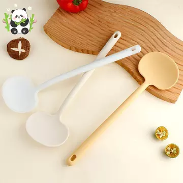 Silicon Nấu Ăn Thìa Chống Dính Chảo Dụng Cụ Nhà Bếp Chịu Nhiệt Dụng Cụ Nấu Ăn Gia Đình Linh Hoạt Dụng Cụ Cạo Thực Phẩm Bền Đẹp Nhà Bếp Tiện Ích