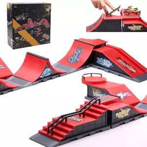 Ván trượt mini đầu ngón tay cho trẻ em - Đồ chơi thể thao kèm ramp và đạo cụ