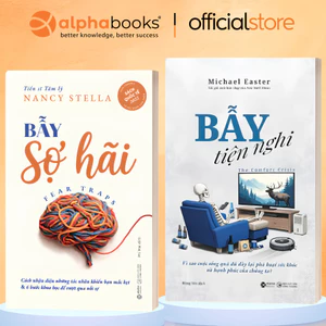 Sách - Lẻ/Combo: BẪY SỢ HÃI + BẪY TIỆN NGHI (Alpha Books)