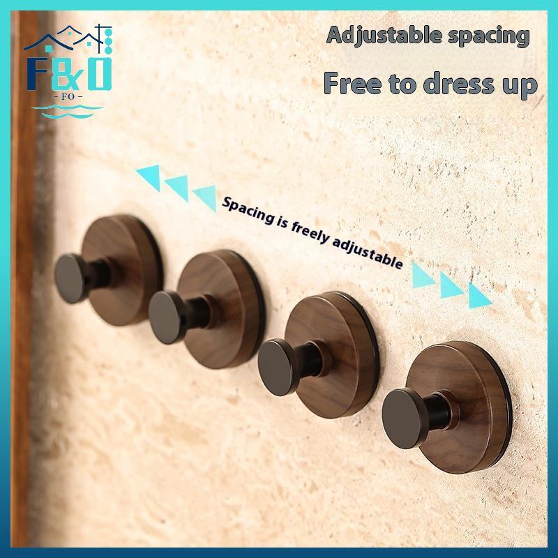 [F & O] 1 / 2 / 4 Móc Cửa Hạt Dính Khăn Tắm Ra No-Drill Móc Treo Áo Treo Tường Cho Nhà Bếp {vn}
