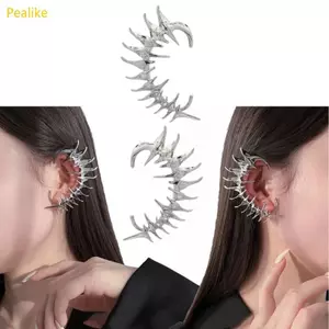 Bông Tai Kim Loại Hình Hạt Đậu, Trang Sức Thời Trang Đặc Biệt