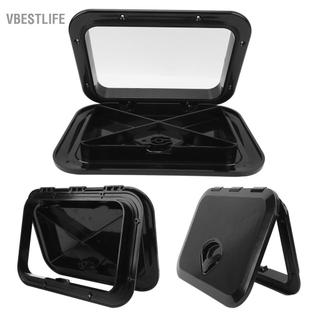 VBESTLIFE Nắp sập boong thuyền Dễ dàng lắp đặt Cao su được sử dụng rộng rãi chống chịu thời tiết cho tàu (Đen)