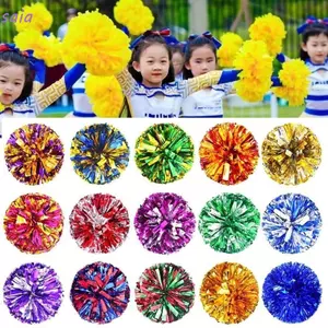 SAIA Kids Game Poms, Come On Props PET Cổ vũ thực tế giá rẻ, Chất lượng cao Nhiều màu Trận đấu thể thao 25cm Đồ dùng câu lạc bộ bóng giọng hát