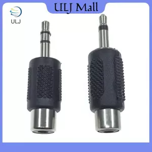 ULJ 1Pc Mono Kênh Kép Cắm 3.5 Sang AV Adapter Đầu Âm Thanh 3.5 Mm Nam Sang Lotus RCA Nữ Ja Đầu Chuyển Đổi.
