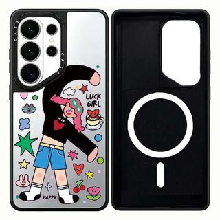 Ốp Lưng Phone Case For Cứng Gương Ngôi Sao Từ Tính Cho Samsung Galaxy S26 25 24 23 UItra S26 25 24 23 Plus Vỏ Bảo Vệ Chống Sốc