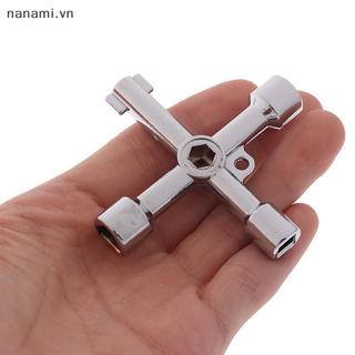 [nanami] Chìa Khóa Tiện Ích 4 Chiều Cho Điện Nước Đồng Hồ Khí Hộp Tủ Khóa Mở Tủ [VN]
