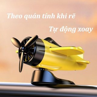 Trang trí máy bay ô tô chạy bằng năng lượng mặt trời ABS Cánh quạt xoay Trang trí bảng điều khiển Im lặng Nhãn dán 3M