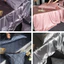 Bộ chăn ga gối 4 món chất liệu Tencel cao cấp MemminbeddingLuxury hoạ tiết basic sang trọng, độ thoáng mát cao