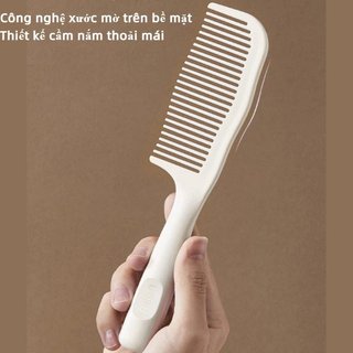 Bộ Lược Tóc Chống Tĩnh Điện PC ABS Răng Rộng Đuôi Chuột Detangling Salon Tạo Kiểu Sử Dụng Hàng Ngày