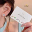Tai nghe trong suốt họa tiết bầu trời đầy sao, thiết kế nhỏ xinh hợp thời trang