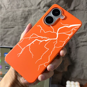 Ốp Điện Thoại Gengar Cứng “Lightning ” Micro Matte Cho POCO X8 Pro X7 Pro X6 F8 F7 Redmi Turbo 5 Max Turbo 4 Pro / Vỏ POCO Chống Vân Tay / Vỏ Redmi
