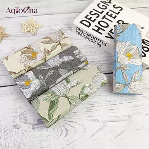 AqToCna Hộp kính mắt in hoa di động, nắp từ, bảo quản kính mát, chống bụi thời trang nữ/nữ