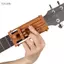 Toyuvn Dụng cụ ép hợp âm đàn guitar Công cụ hỗ trợ chắc chắn cho đàn guitar acoustic 36-41 inch