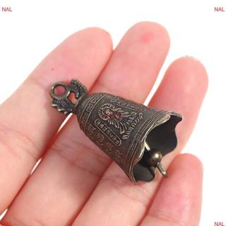 [NA] 2 Chiếc Chuông Cổ Trung Quốc mini Đồng Đồng Điêu Khắc Cầu Nguyện Guanyin Chuông MỚI