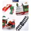 MAKY Xe Lửa Giáng Sinh Đồ Chơi Điện Cây Giáng Sinh Trang Trí Xe Lửa Tra Khung Xe Đường Sắt Có Âm Thanh & Ánh Sáng Đường Sắt Xe Quà Tặng Giáng Sinh VN