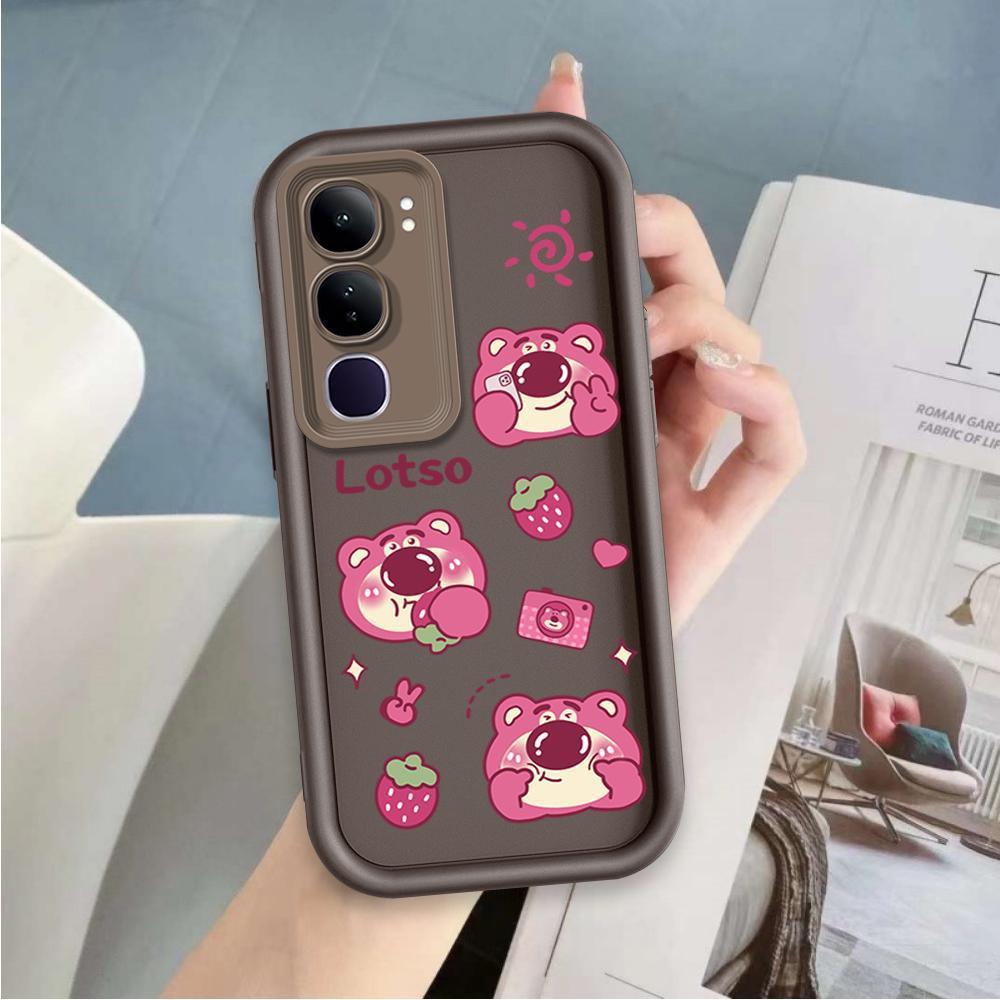 Ốp Lưng Cho VIVO Y19S Pro Y29 4G Hoạt Hình Silicon Mềm Ốp lưng TPU Câu Chuyện Đồ Chơi Lotso Mắt Thiên Thần Ốp Lưng Chống Sốc