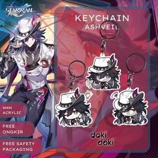DOKIDOKI GANTUNGAN KUNCI KEYCHAIN ANAXA HONKAI STAR RAIL - KC ASHVEIL 001