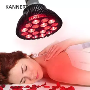 Trị liệu hồng ngoại KANNERT, Vật lý trị liệu 660nm 850nm Ánh sáng hồng ngoại gần sâu, Massage cơ thể hữu ích Trị liệu giảm đau Bóng đèn Chăm sóc sức khỏe