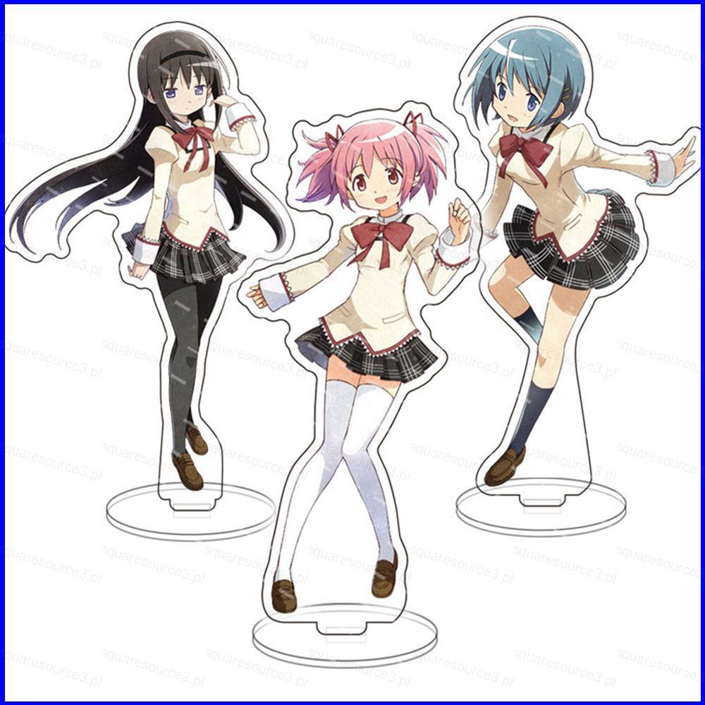 SQ3 Puella Magi Madoka Magica Hình Đồ Chơi Mô Hình Anime Acrylic Đứng Tấm Giá Đỡ Madoka Homura Trang Trí Nhà Bộ Sưu Tập Q