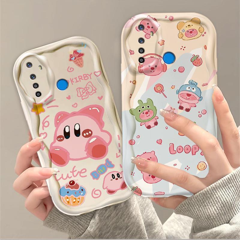 Thích hợp cho Realme 5 5i 5S 6i 3D TPU mềm Loopy Kirby Vỏ điện thoại chống sốc