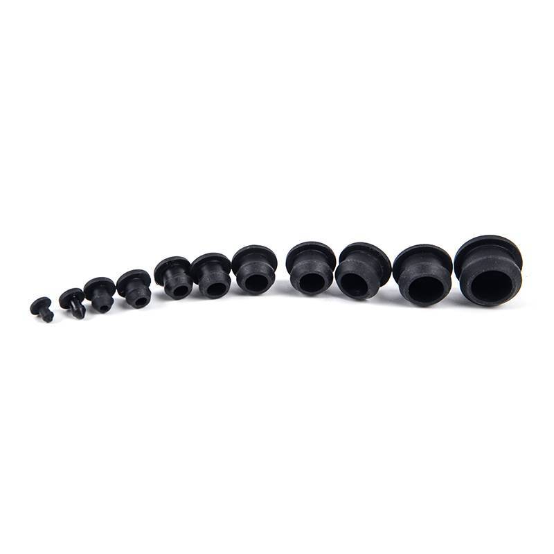 [nanami] 10 chiếc Nút cắm lỗ gắn cao su silicon 2,5-14mm nking End Caps Nút chặn kín [VN]