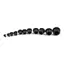 10 chiếc Nút cắm lỗ gắn cao su silicon 2,5-14mm nking End Caps Nút chặn kín [VN]