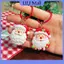 ULJ 2 / 3 Chiếc Dễ Thương Giáng Sinh Ông Già Noel Móc Khóa Mặt Dây Xích Điện Thoại Túi Treo Trang Trí Bapa Charm Móc Khóa Phụ Kiện Quà Tặng.