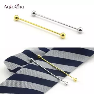 AqToCna Kim Loại Mới Ne Cà Vạt Cổ Thanh Pin Kẹp Dây Buộc Ve Áo Chân Và Trâm Cài Quà Tặng Cho Nam Thổ Cẩm Trang Sức Sang Trọng AqToCna