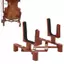 Toyuvn Giá đỡ nhạc cụ có thể gập lại Cấu trúc chắc chắn Đàn violin chuyên nghiệp Lắp đặt dễ dàng Kính thiên văn cho âm trầm