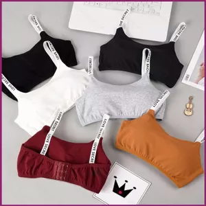 YT4 Bé Gái Ống top Thanh Thiếu Niên Áo Ngực Cho Bé Gái Trẻ Em Áo bralette quấn ngực cotton ba ngực chữ thắt lưng yếm gath