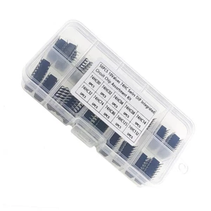 Yoo 50 Cái 74HC00 Đến 74HC132 Mạch tích hợp DIP 74HC00 Đến 74HC132 Chip DIP cho các dự án thí nghiệm điện tử