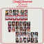 SQ3 6 Cái / bộ BABYMONSTER LOMO Thẻ Kỷ Niệm 2 Năm Bộ Nhớ Bưu Thiếp Bộ Sưu Tập Ngôi Sao Ngoại Vi QS3