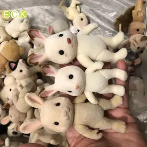 1 Rừng Gia Đình Động Vật Hình Thỏ Gấu Chó Floed Shaggy Hình Động Vật Đồ Chơi Mô Hình Cho Trẻ Em Nhà Máy Lỗi Đẹp