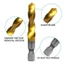 6 Máy khoan lục giác bằng thép tốc độ cao M3-M10