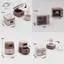 HFTOY Nhà Búp Bê Thiết Bị Nhà Bếp Tỉ Lệ 112 Lò Vi Sóng Thực Tế Nội Thất Mini Trang Trí Nhà Trẻ Em Giả Vờ Chơi Cảnh ~