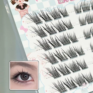 Cụm lông mi không keo 3D DIY - Wispy Fluffy Lash Extension cho các bữa tiệc du lịch