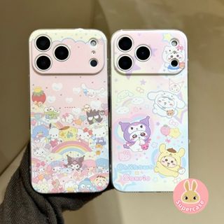 Ốp Điện Thoại Kuromi Kitty Dễ Thương Cho Samsung Galaxy A57 A37 A17 A56 A36 A26 A16 A15 A14 A13 4G 5G A12 A11 A91 A81 A70 A70s Vỏ Mềm Hoạt Hình Chiikawa Sanrio