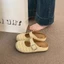 YB1 Mùa Hè Rỗng Ra Boken Mule Dép Nền Tảng Vô Hình Tăng Chiều Cao Trượt Trên Giày Ngoài Trời BY1