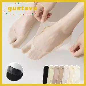 Tất thuyền vô hình GUSTAVA, Tất chia ngón chân bằng silicon siêu mỏng chống trượt, thoáng khí Không hiển thị tất vô hình cách ngón chân dành cho nữ