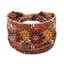 Băng đô BORAGETE Boho, Băng đô thắt nút hoa Mandala co giãn, Thời trang viền rộng thấm mồ hôi bằng vải Cotton rộng Headwrap Phụ kiện tóc