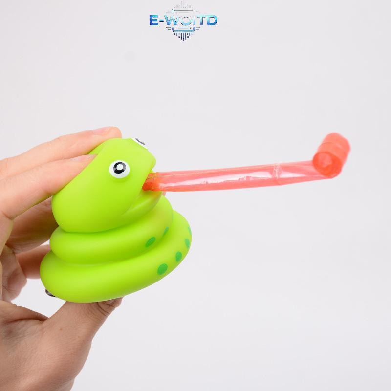 E-WOITD Trẻ Em Sáng Tạo Đàn Áp Rắn Đồ Chơi Pinch Rắn Stiing Lưỡi Ra Giảm Căng Thẳng Đồ Chơi Quà Tặng Cho Trẻ Em E-WOITD