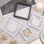3 / 1 Hộp trưng bày trang sức nổi 3D - Dụng cụ sắp xếp trang sức - Chống oxy hóa, Chống trầy xước - Hộp lưu trữ màng PE - dành cho bông tai, Bao bì nhẫn / Giao hàng miễn phí