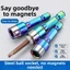 WANYEDI 1 / 5 Ổ cắm đầy màu sắc, Tay tuốc nơ vít khí nén 8mm có độ cứng cao, Ổ cắm tác động loại kẹp chống mài mòn đa năng cho tuốc nơ vít khí nén