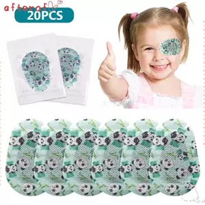 AFTEROF 20 Miếng Dán Mắt Trẻ Em, Miếng Dán Mắt Thoáng Khí Họa Tiết Hoạt Hình Thoáng Khí, Miếng Dán Điều Trị Strabismus Dùng Một Lần Keo Dễ Thương Cho Bé Gái Bé Trai