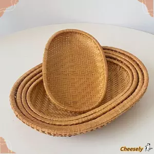 Giỏ đựng đồ CHEESELY, Nhà tổ chức gia đình Thực phẩm rau quả Giỏ bánh mì trái cây, Trang trí máy tính để bàn sáng tạo Thùng đựng đồ nhà bếp Giỏ dệt