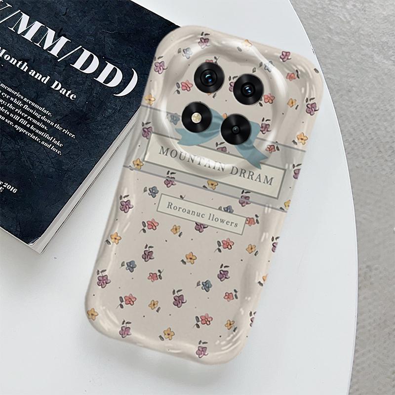 Ốp Lưng Cho Redmi Note 14 Pro 4G 5G POCO X7 Phim Hoạt Hình Vỏ Kem Nơ Cặp Đôi Mềm TPU 3D Sóng Silicon Vỏ Điện Thoại
